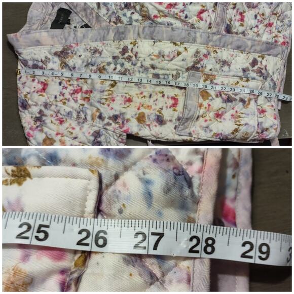 J. Crew X Flora Obscura Floral Quilted Reversible Wrap Jacket PrimaLoft Size L - Picture 8 of 16